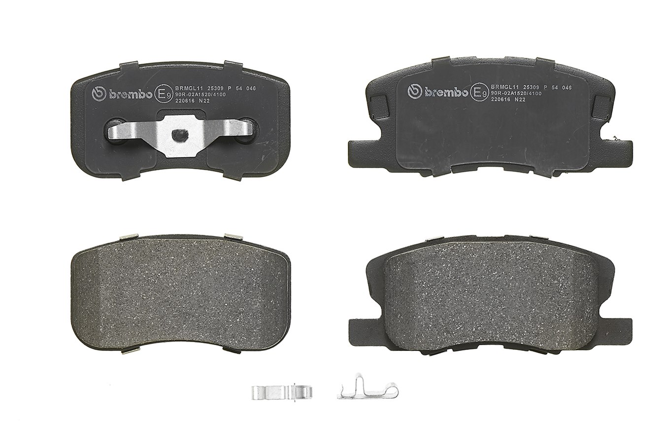 A.B.S. P 54 046 BREMBO Bremsbelagsatz, Scheibenbremse